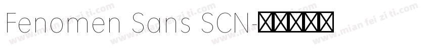 Fenomen Sans SCN字体转换